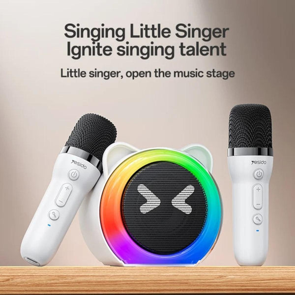 YESIDO YSW36 Cute Ears Bluetooth Karaoke Speaker for Kids