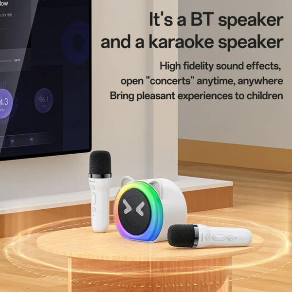 YESIDO YSW36 Cute Ears Bluetooth Karaoke Speaker for Kids