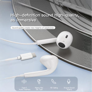 YH38 Type-C Wired In-Ear Earphones