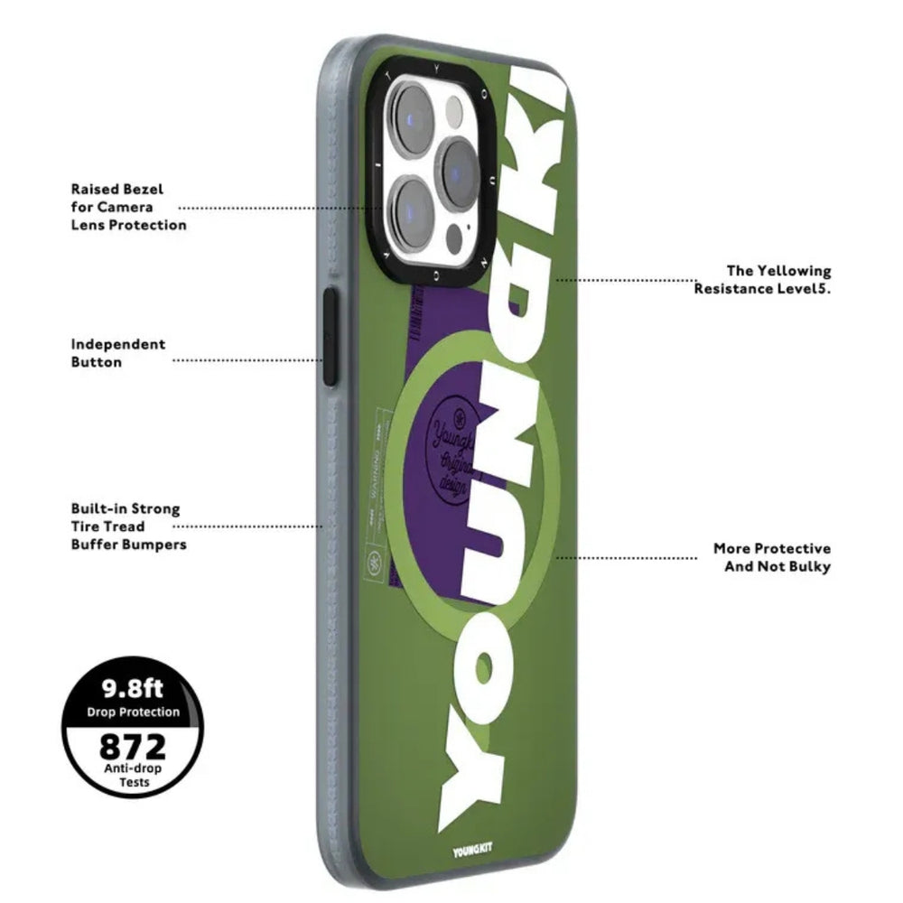 YOUNGKIT iPhone Colorful MagSafe Case