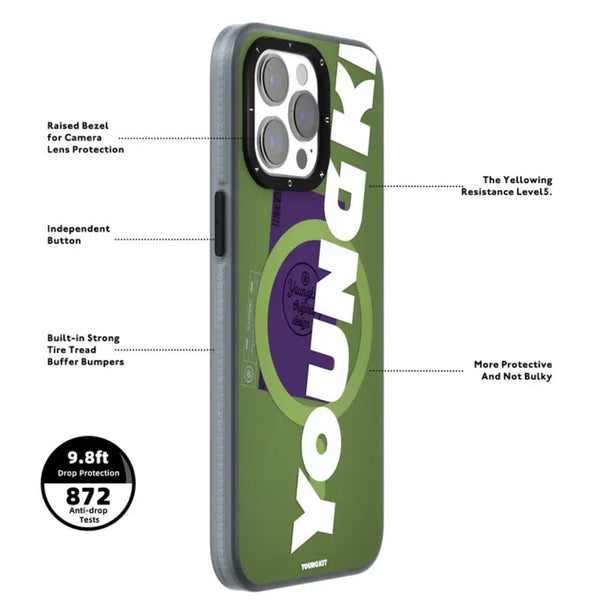 YOUNGKIT iPhone Colorful MagSafe Case