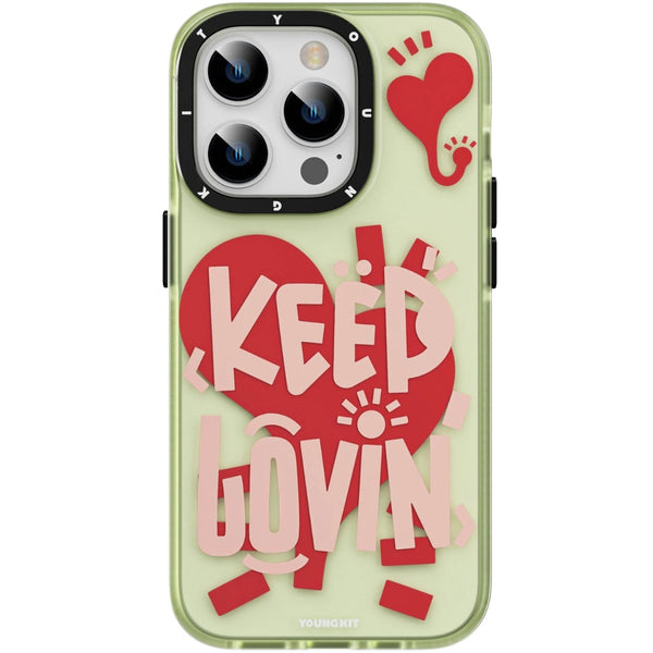 YOUNGKIT iPhone Joyful Heart Case