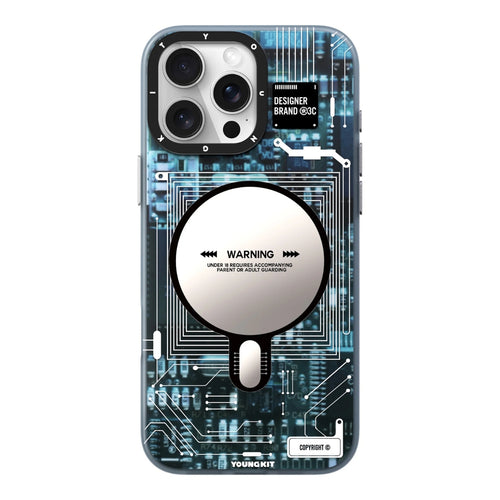 YOUNGKIT iPhone Technology Futuristic Circuit Board Case