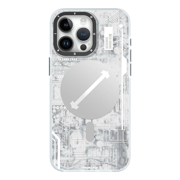 YOUNGKIT iPhone Technology Futuristic Circuit Board Case