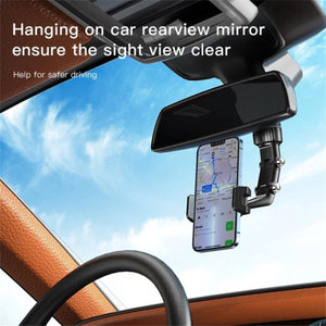 Yesido C192 Clip-On Rearview Mirror Phone Holder