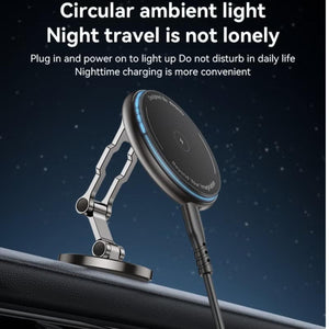 Yesido C306 Magnetic Wireless Charger & Phone Holder 15W Fast Charging