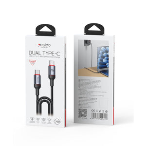 Yesido CA185 1.2M Type-C to Type-C 240W Fast Charging Cable