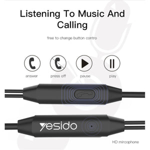 Yesido YH23 3.5mm In-Ear Wired Earphones