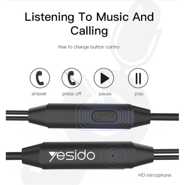 Yesido YH23 3.5mm In-Ear Wired Earphones