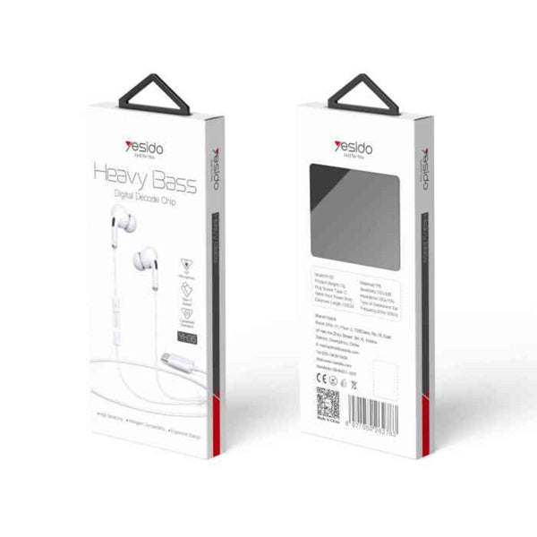 Yesido YH35 Type-C Wired In-Ear Earphones