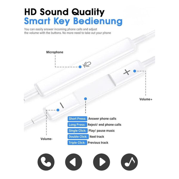 Yesido YH50 Lightning Wired Music Earphones