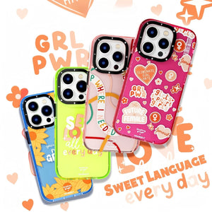 YOUNGKIT iPhone Sweet Language Case