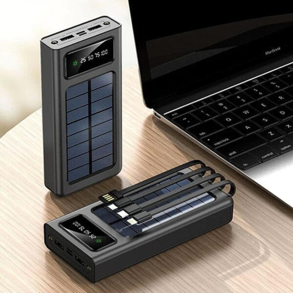 ZHY 20000mAh Solar Power Bank Portable Charger