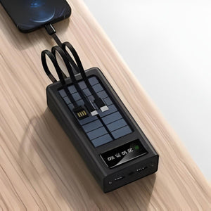 ZHY 20000mAh Solar Power Bank Portable Charger