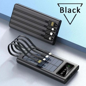 ZHY 20000mAh Solar Power Bank Portable Charger