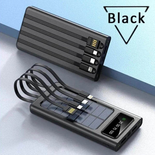 ZHY 20000mAh Solar Power Bank Portable Charger