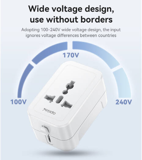Yesido MC32 1380W High Power Multi-national Standard Plug