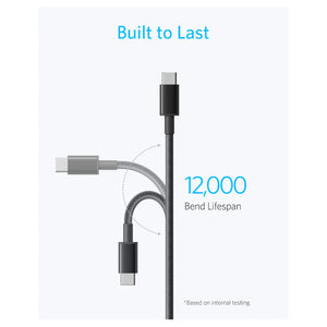 Anker Nylon USB-C To USB-C Cable 100W (3.3ft)