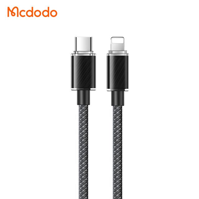 MCDODO CA-3660 36W Type-C to Lightning Transparent Data Cable 1.2m