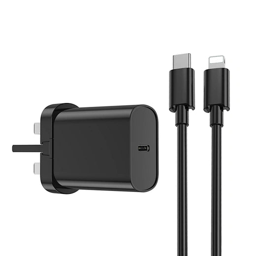 WiWU 20W PD Charger+ Cable Set C to L Cable Wi-U001