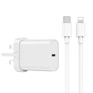 WiWU 20W PD Charger+ Cable Set C to L Cable Wi-U001