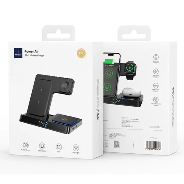 WIWU Wi-W006 5-IN-1 Wireless Charger