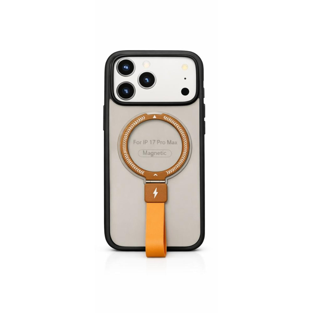 iPhone Magnetic Ring Case with Strap Holder