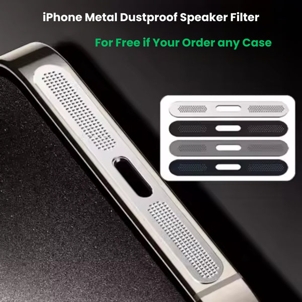 iPhone Metal Dustproof Speaker Filter