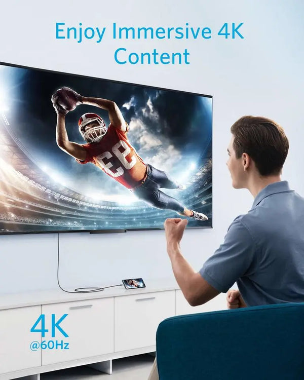 Anker Nylon USB-C to HDMI 4K Cable 1.8m