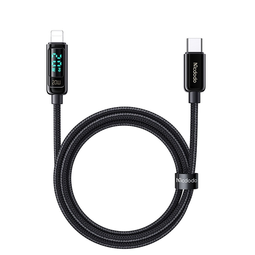MCDODO CA-0050 36W Light-Sensing Smart Cable USB-C to Lighting 1.2m