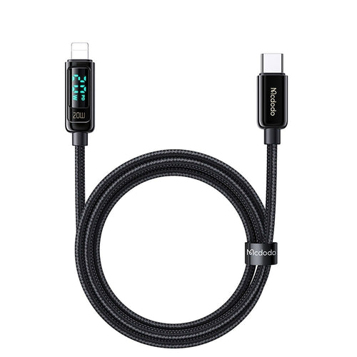 MCDODO CA-0050 36W Light-Sensing Smart Cable USB-C to Lighting 1.2m