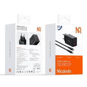 MCDODO CH-5080  45W GaN & 5A Cable USB-C Fast Charger Set