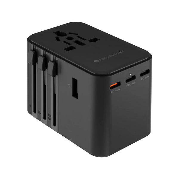 MCDODO CP-3270 45W 3C+1A Universal Travel Adapter((UK/US/EU)+60W C to C cable 1m
