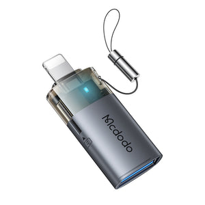 MCDODO OT-7630 USB-C to Lightning 36W Charging Adapter with Indicator Lights and Lanyard