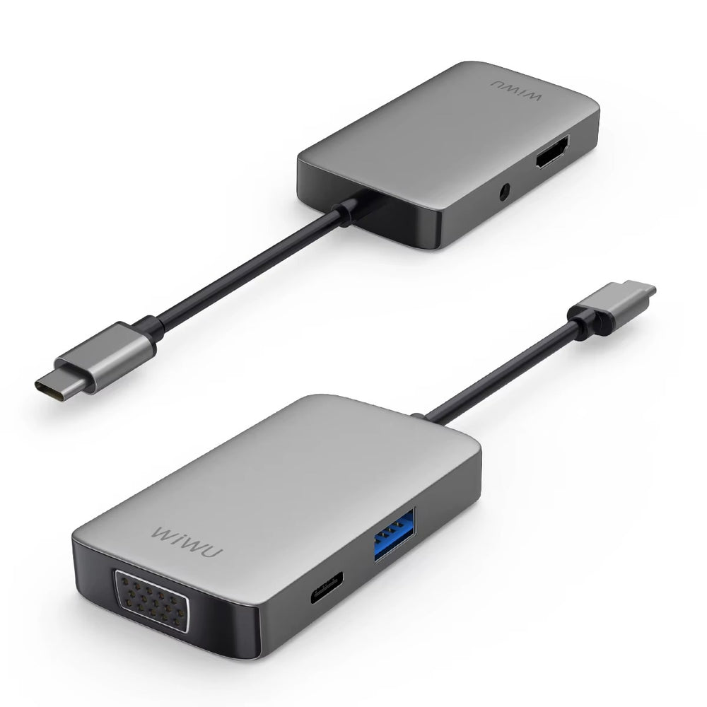 WiWU Alpha 513HVP 5 in 1 Type-C Hub