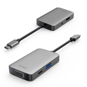 WiWU Alpha 513HVP 5 in 1 Type-C Hub