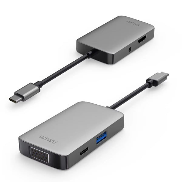 WiWU Alpha 513HVP 5 in 1 Type-C Hub