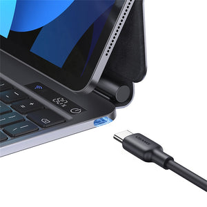 USAMS BH876 Digital Display Keyboard Protective Cover for iPad Pro 12.9 inches