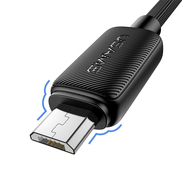 USAMS US-SJ695 Micro Striped Data Cable-KY Series 2M