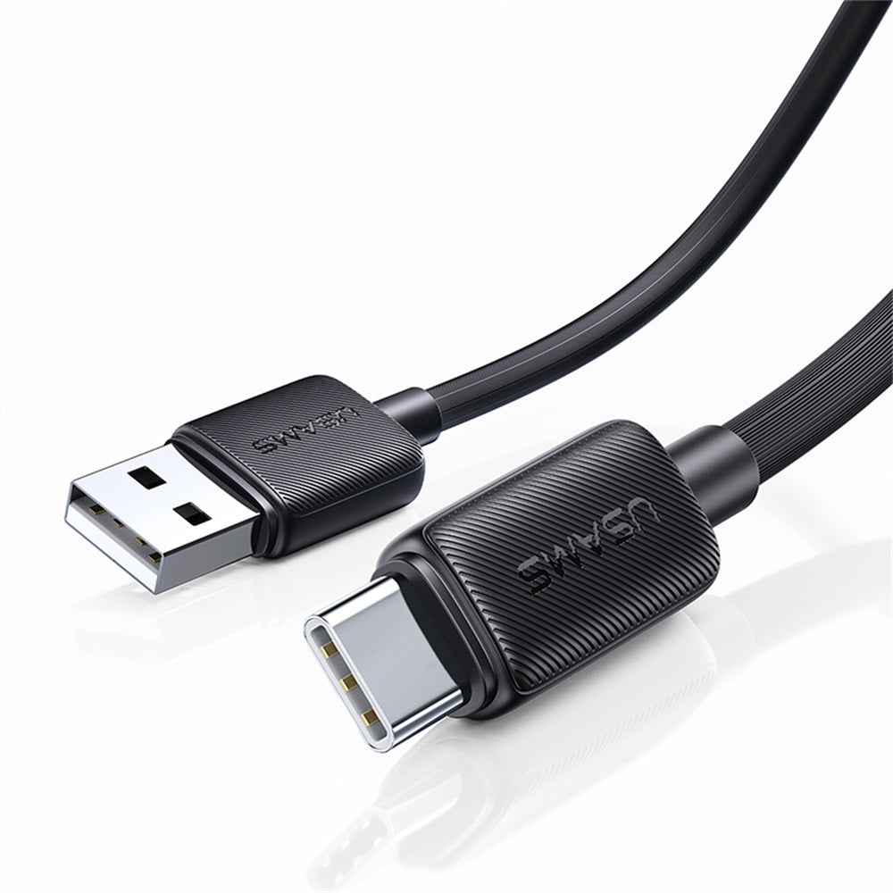 USAMS US-SJ693 Type-C 3A Striped Data Cable-KY Series 2M