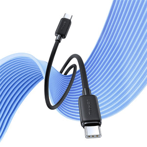 USAMS US-SJ691 60W Striped Data Cable Type-C To Type-C-KY Series 1M