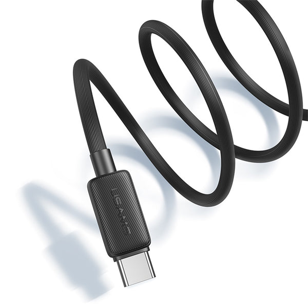 USAMS US-SJ693 Type-C 3A Striped Data Cable-KY Series 2M