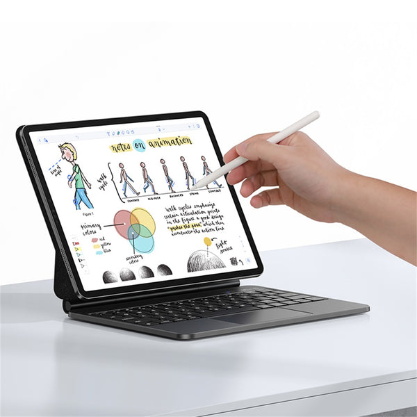 USAMS BH876 Digital Display Keyboard Protective Cover for iPad Pro 12.9 inches