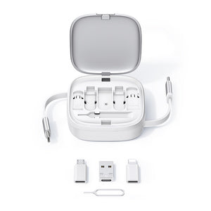 USAMS US-SJ650 U87 60W Fast Charging Cable With Multifunctional Storage Set Box