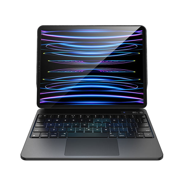 USAMS BH876 Digital Display Keyboard Protective Cover for iPad Pro 12.9 inches