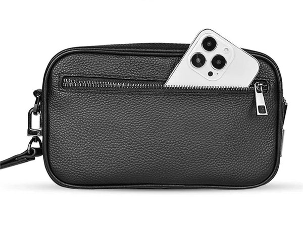 WiWU Master Genuine Leather Fingerprint Lock Bag