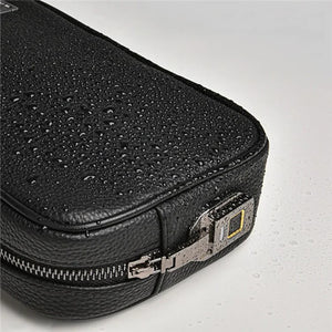 WiWU Master Genuine Leather Fingerprint Lock Bag