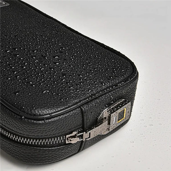 WiWU Master Genuine Leather Fingerprint Lock Bag