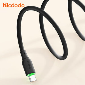 MCDODO CA-4770 65W Type-C to Type-C Data Cable with LED Light 1.2m