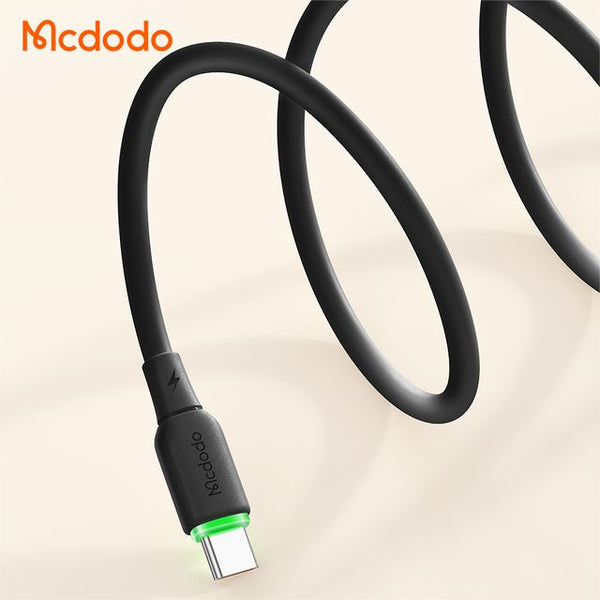 MCDODO CA-4770 65W Type-C to Type-C Data Cable with LED Light 1.2m